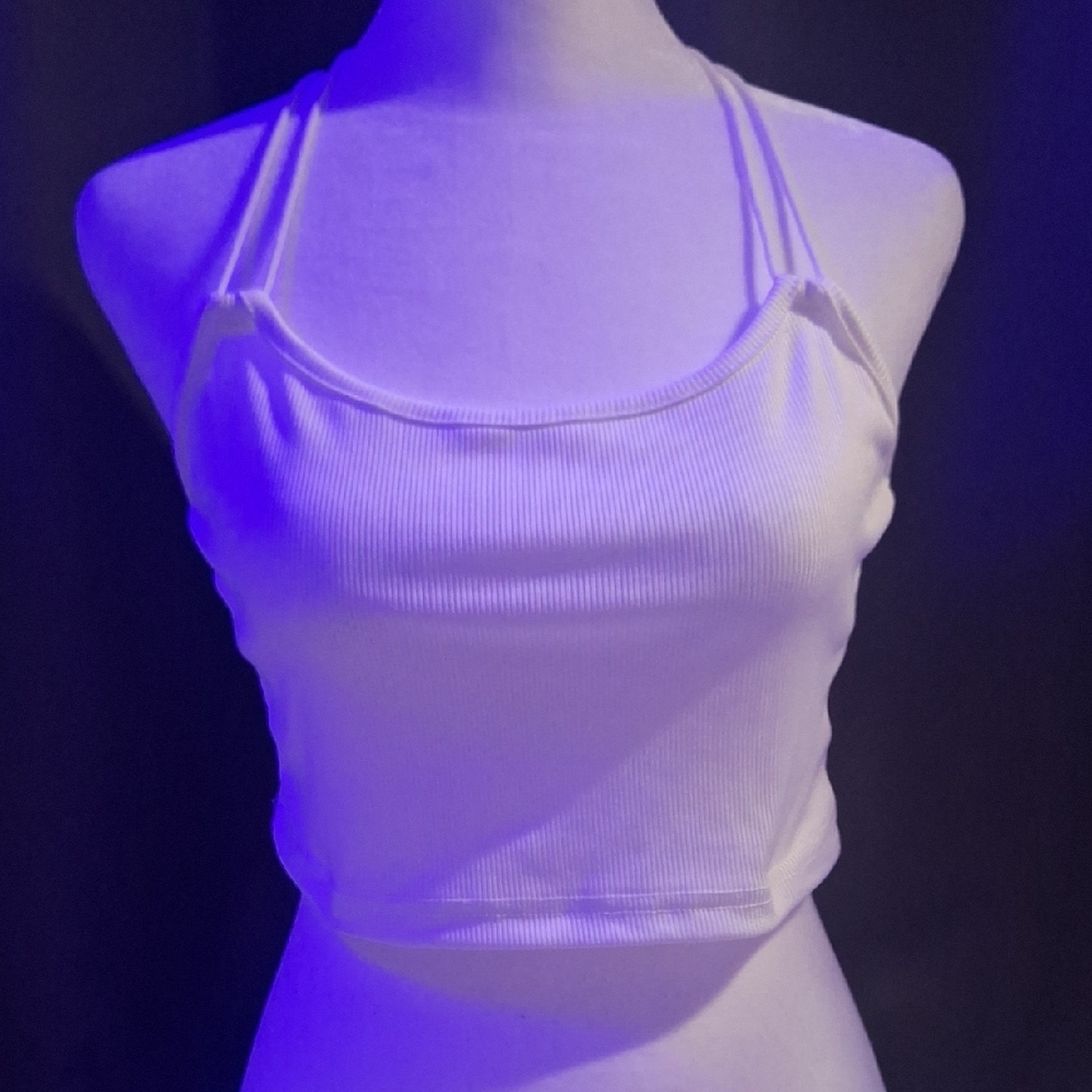 SHEIN White Ribbed Top